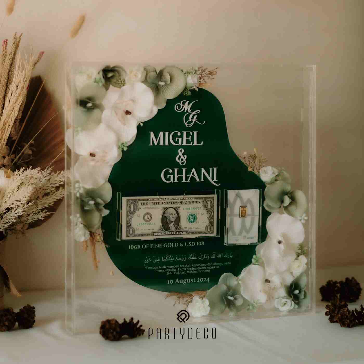 Mahar Akrilik Emerald Green